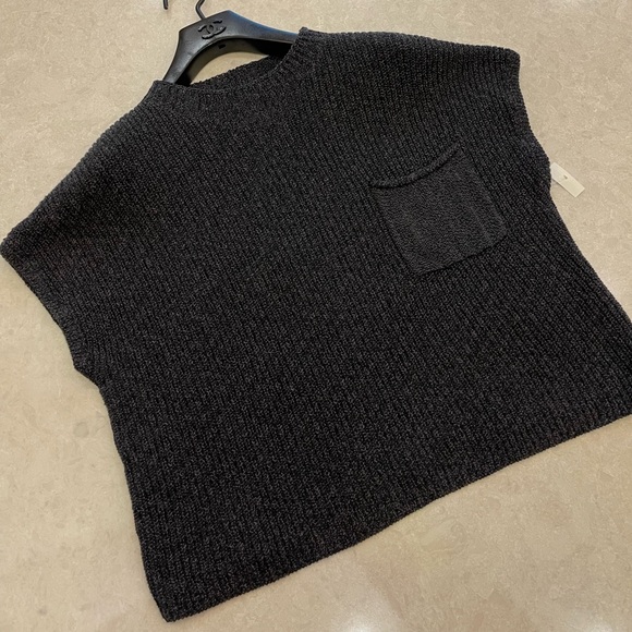 Free People Freya Short Sleeve Sweater In Black Size M - Picture 2 of 12